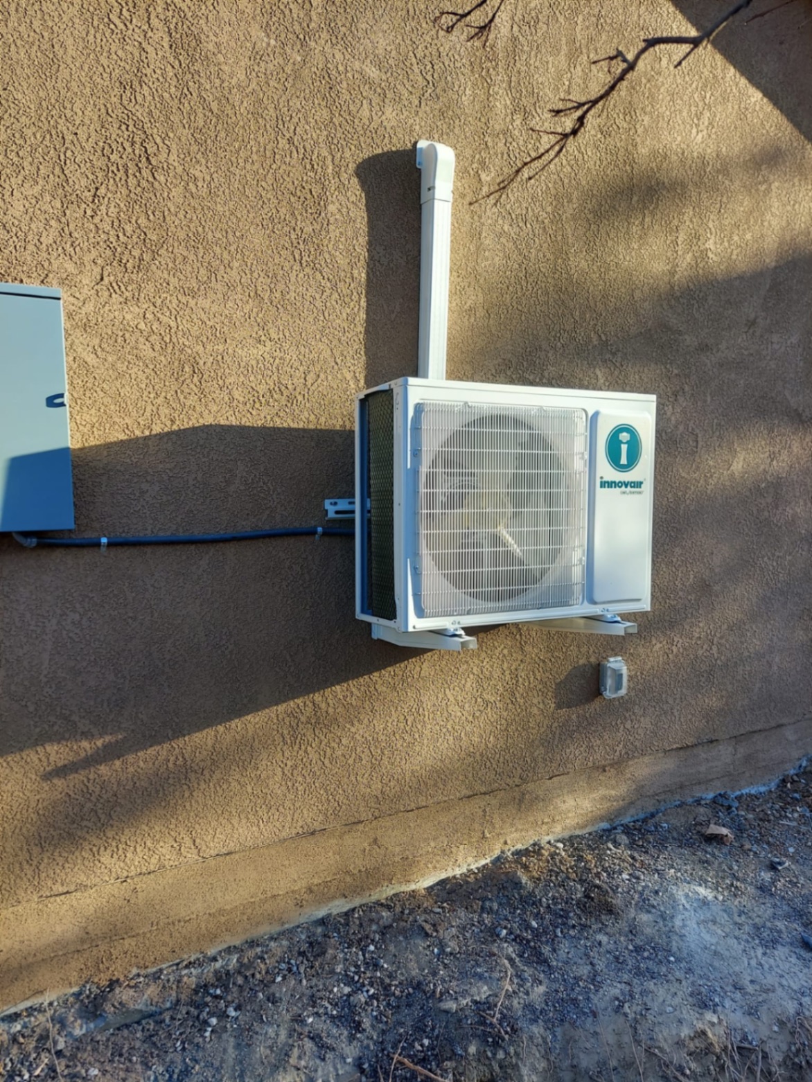 Innovair Mini-Split Outdoor Unit — Side Yard Install